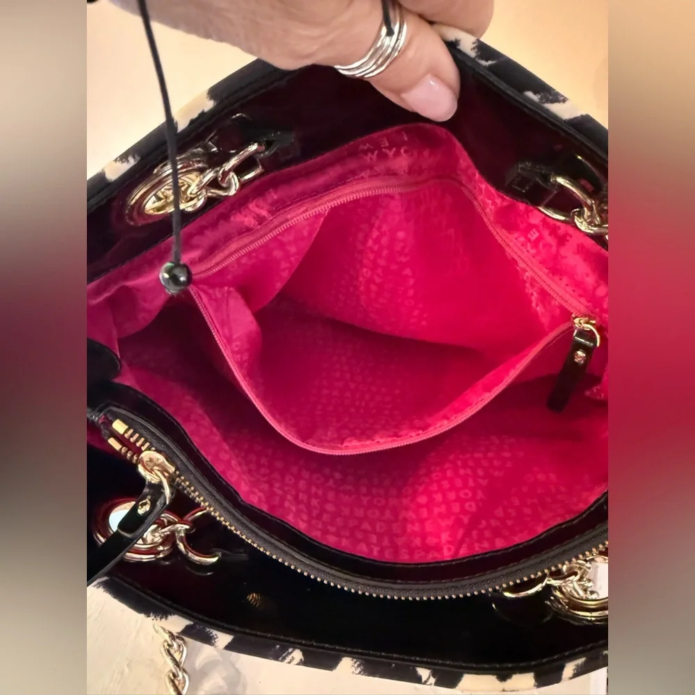 Kate Spade Lindenwood Black and White Leopard (Ocelot) Elena Tote EUC - Picture 17 of 17